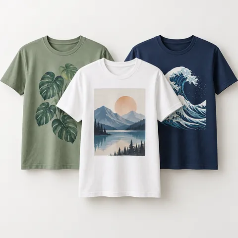 Custom printed tees
