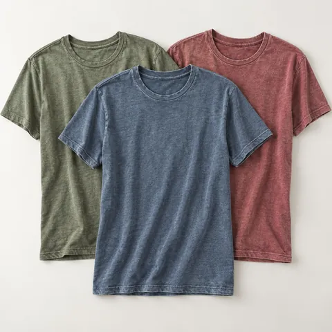 Vintage-wash and tri-blend tees
